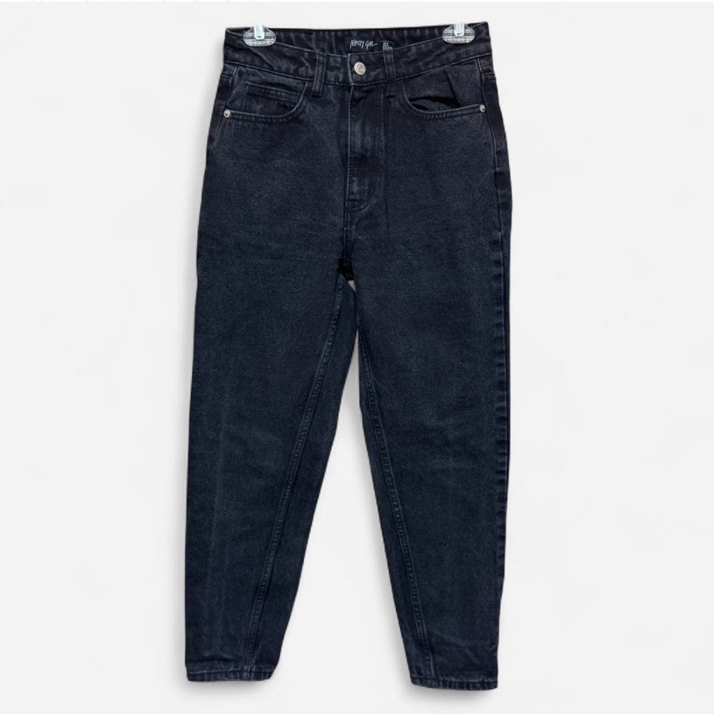 Nasty Gal Charcoal Gray Jeans